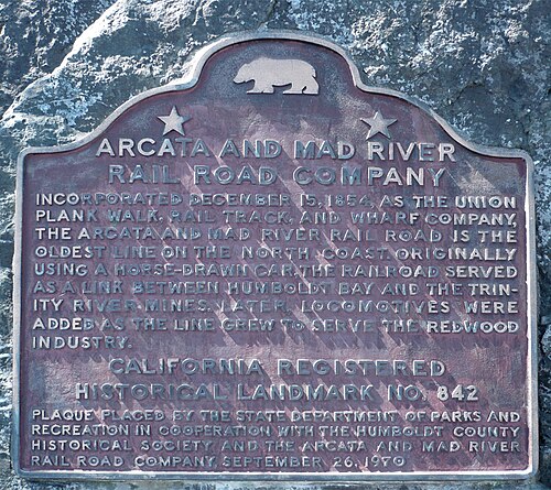 Arcata and Mad River Railroad